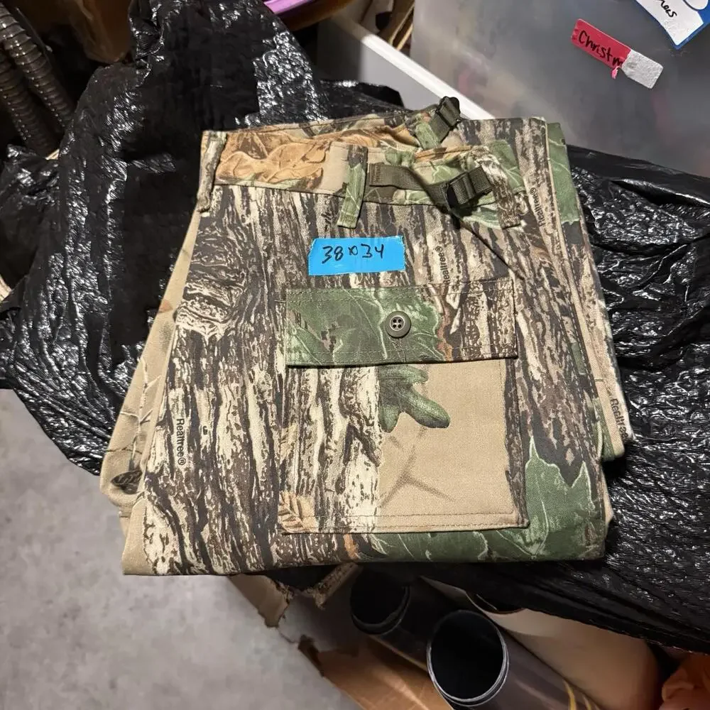 Vintage NWOT 80s Liberty RealTree Camo Hunting Pants Size‎ Mens 38x34 USA - Picture 8 of 8